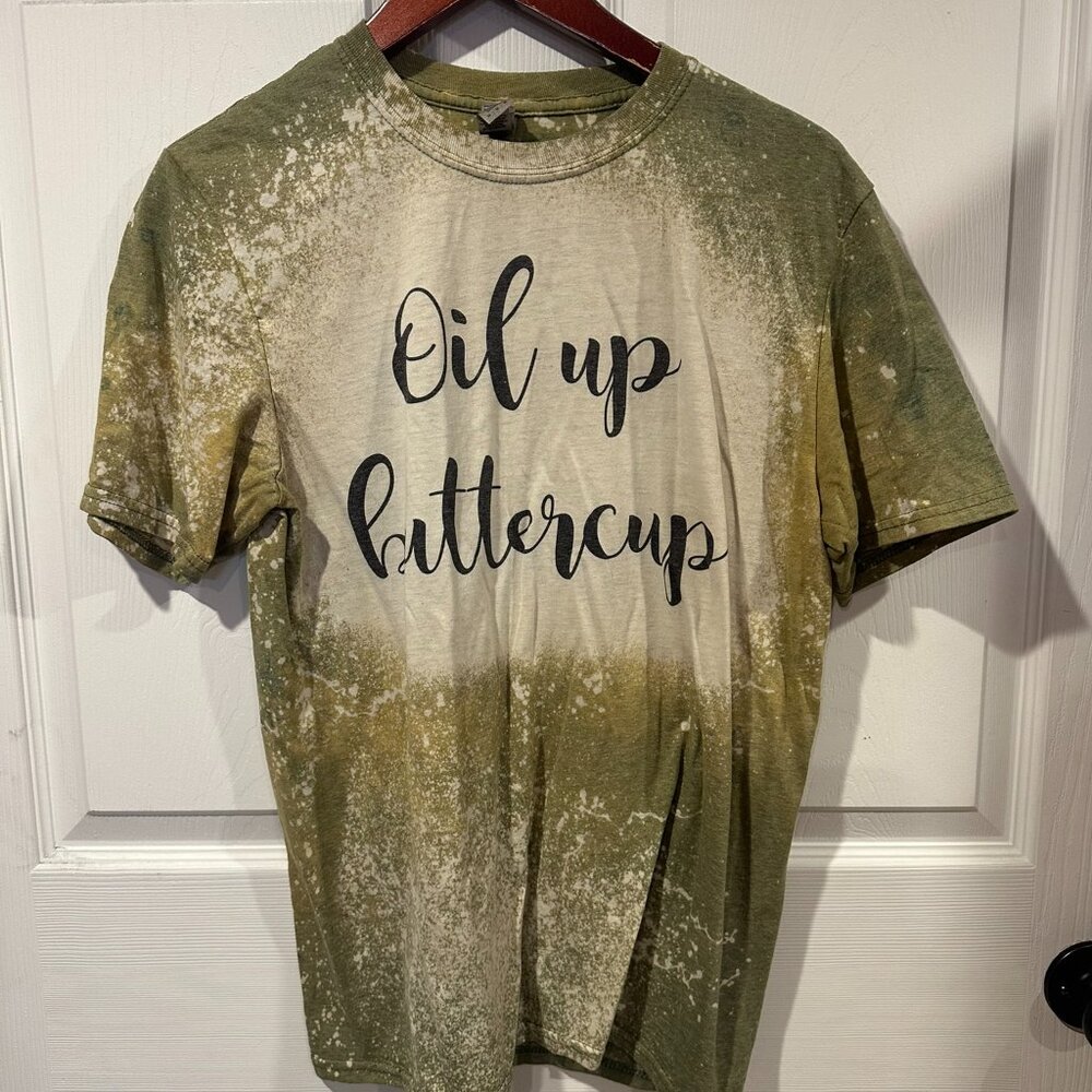 Essential Oil T-shirt - Oil Up Buttercup Unisex Gildan Size M 289